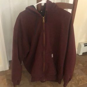 Carhartt heavy duty zip up sweatshirt